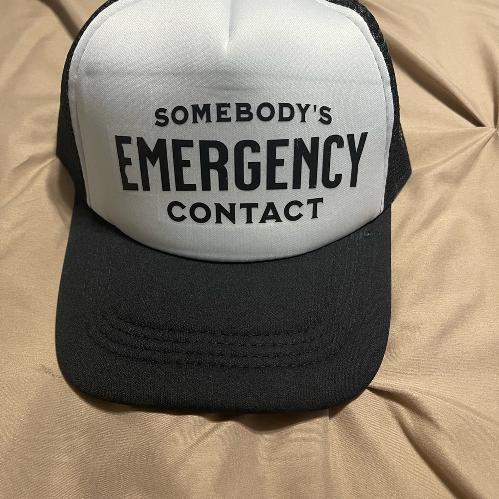 Black and White Trucker Hat